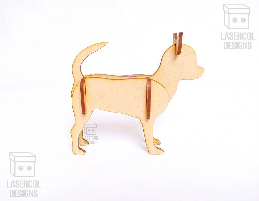 Dogs 3d Puzzle (3 Sizes) Set 2 - Laser Cut Files product image (8)