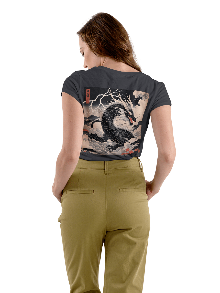 Ryoshin - Kurai Ryū (Dark Dragon), Ancient Ryū Collection, T-Shirt, Back Design product image (2)