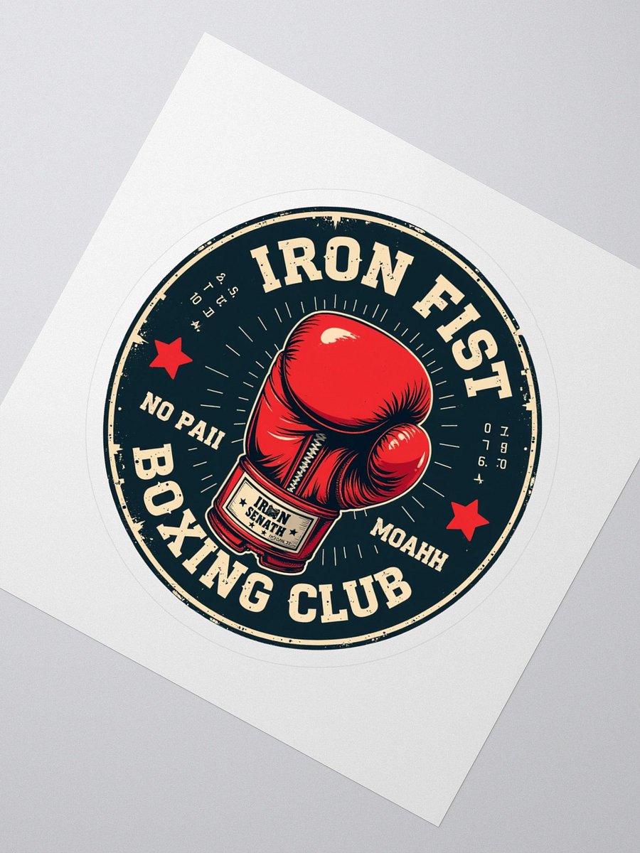 Iron Fist Boxing Club Sticker Set product image (2)