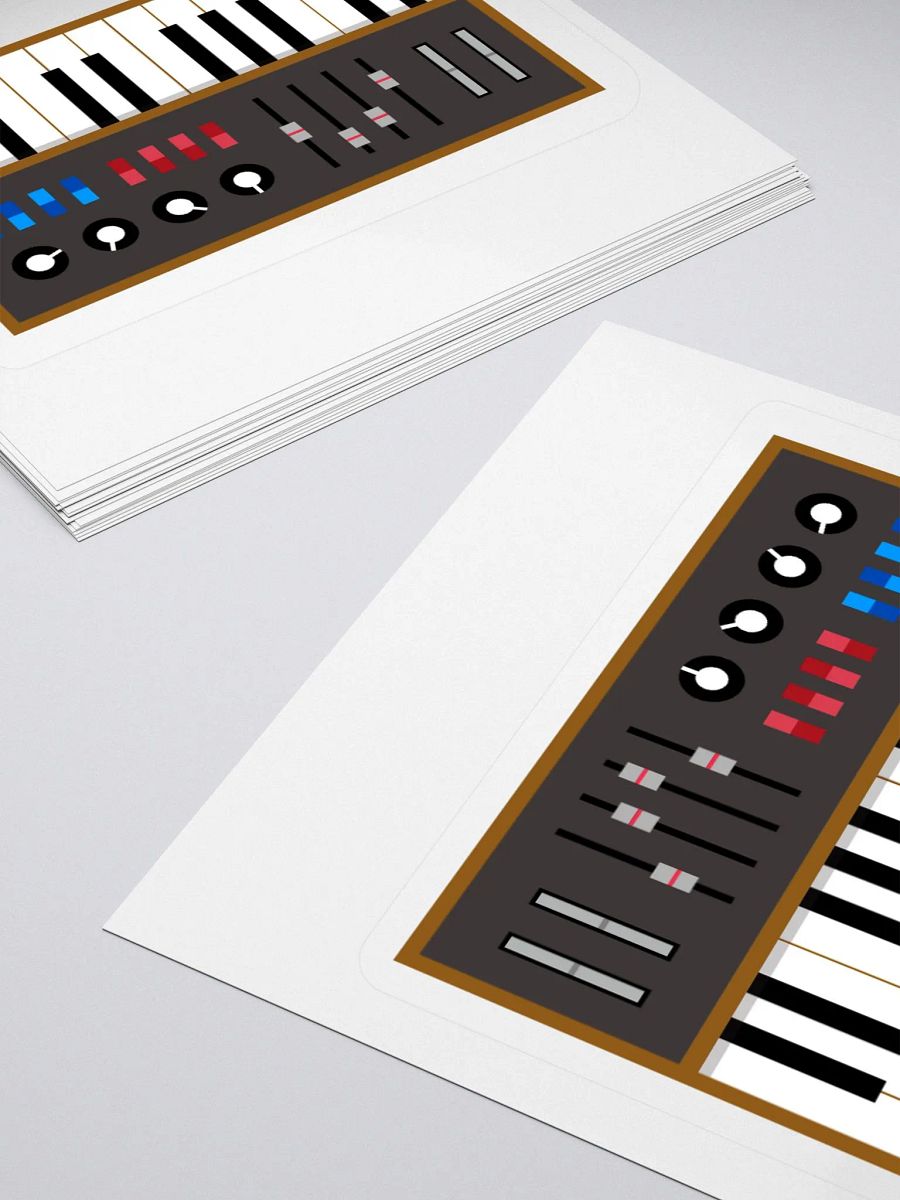 Vintage Analog Synth Sticker product image (12)