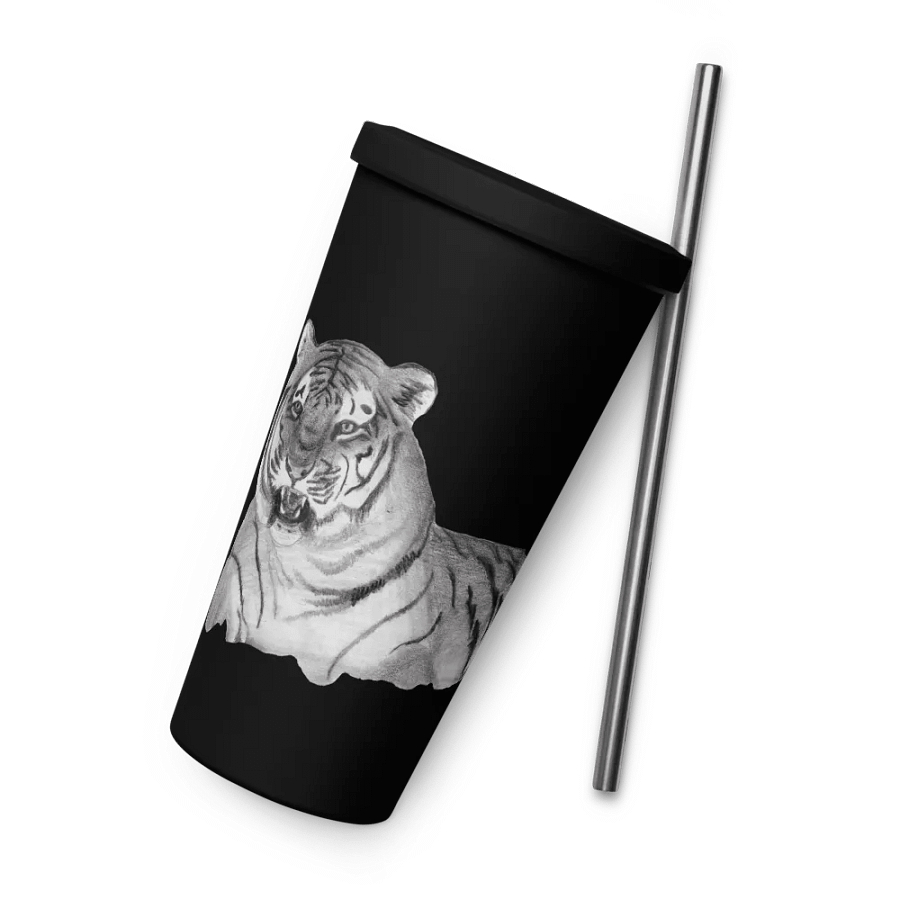 Tiger Drawing Straw Cup product image (9)