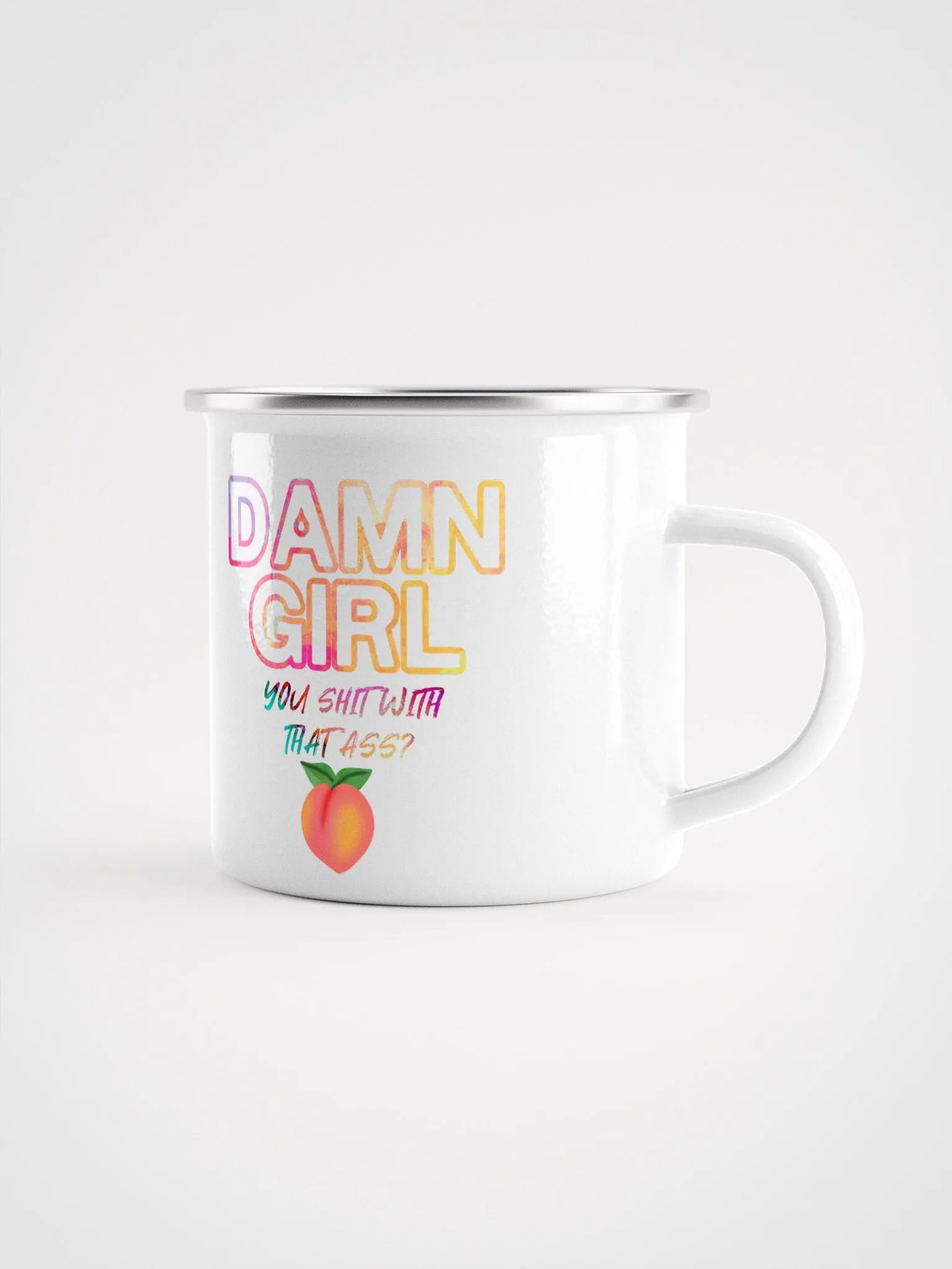 DAMN Girl Enamel Mug product image (1)