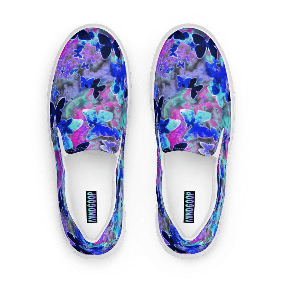 Butterfly nebula slip on canvas shoes (womens) product image (8)