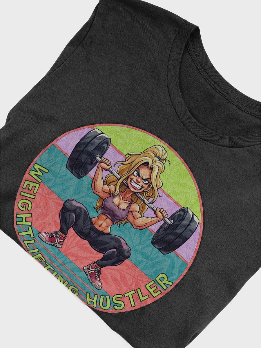 Weightlifting Hustler Female Barbell Unisex Tee product image (5)
