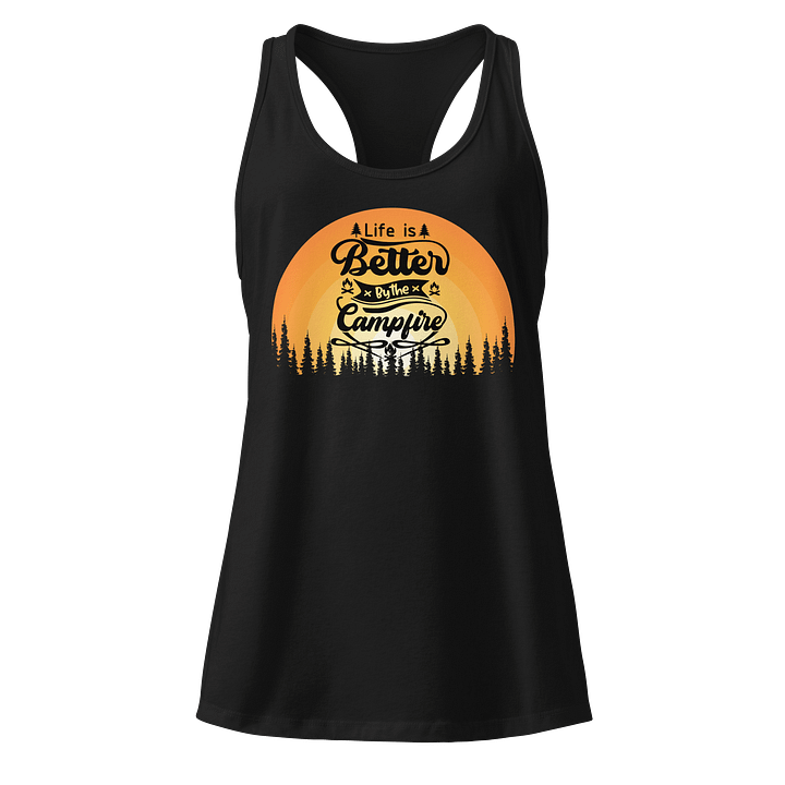 Sunset Campfire Racerback Tank product image (1)