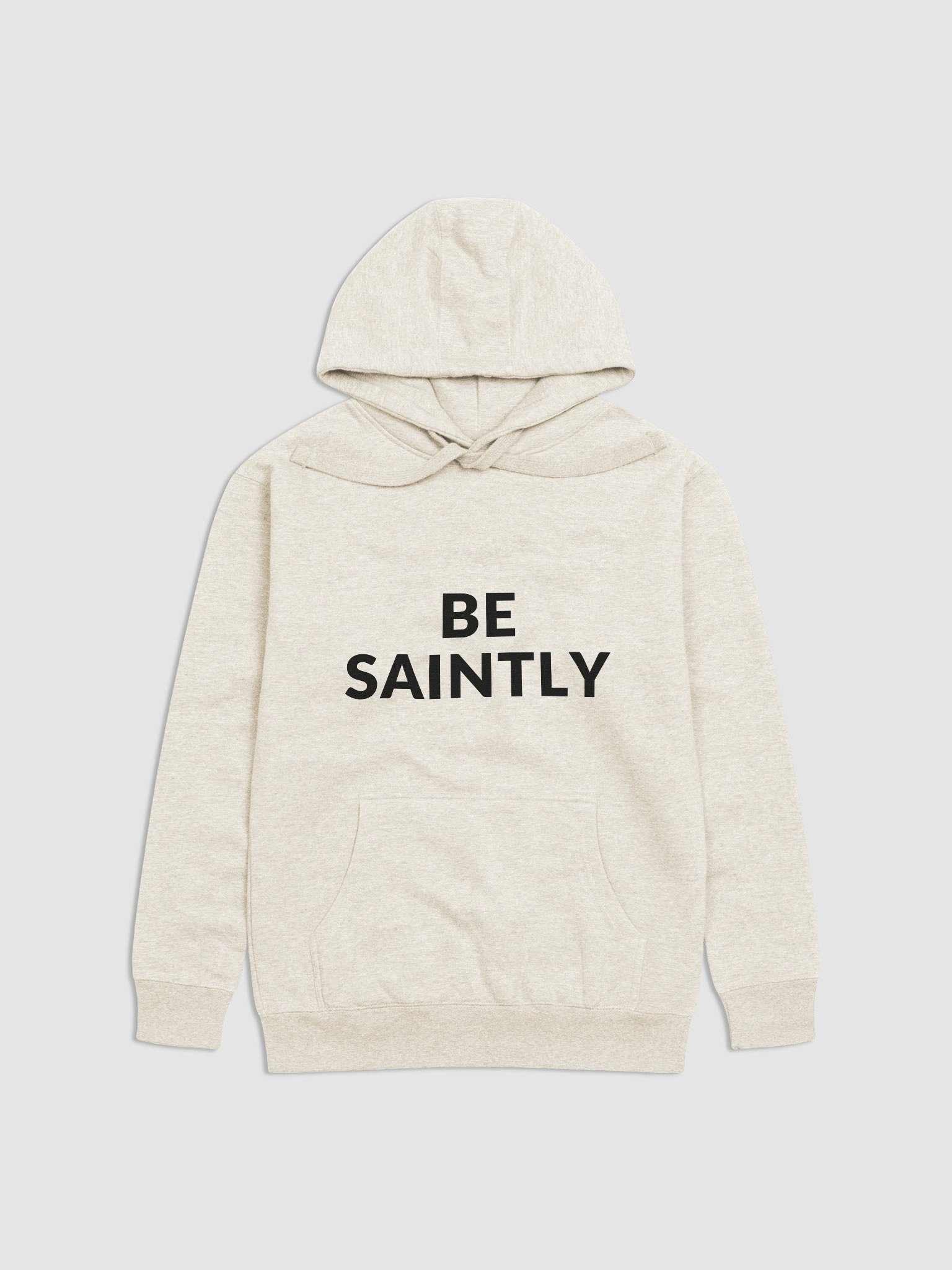 Be Saintly Hoodie - Black Print product image (4)