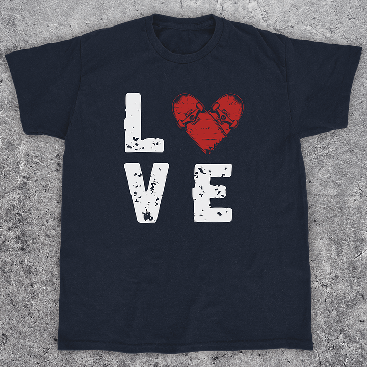 Love, Skateboarding t-shirt, Unisex product image (1)