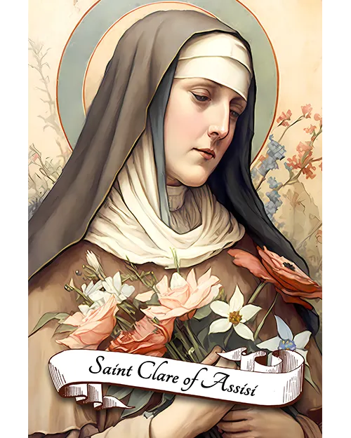 Saint Clare Of Assisi Poster product image (1)