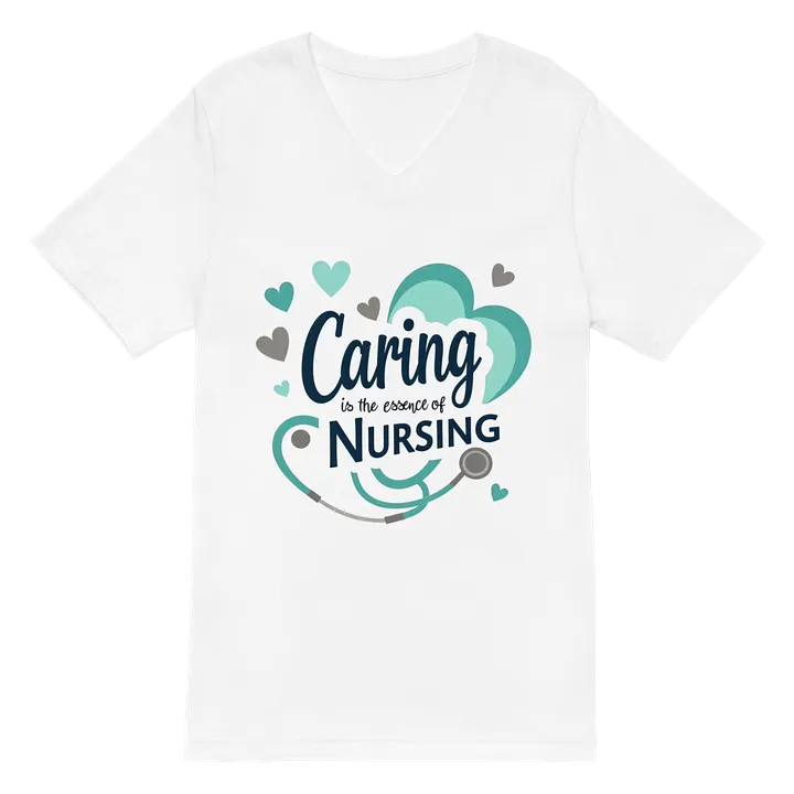 Caring is the Essence V-Neck Tee product image (2)