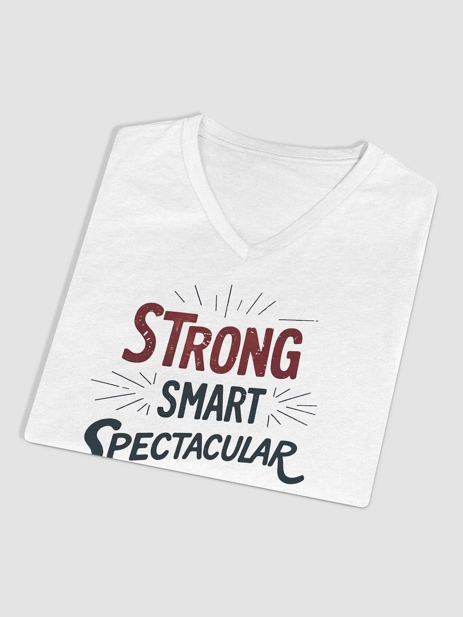 Strong, Smart, Spectacular V-Neck T-Shirt product image (12)