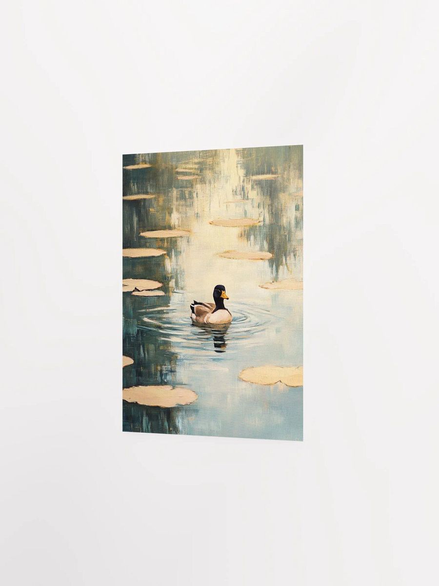 Tranquil Lake Duck - Rustic Farmhouse Wildlife Art product image (12)