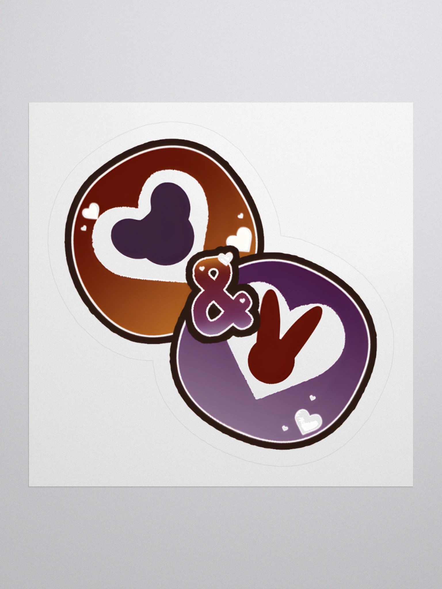 The Monroes Small Logo Sticker product image (1)