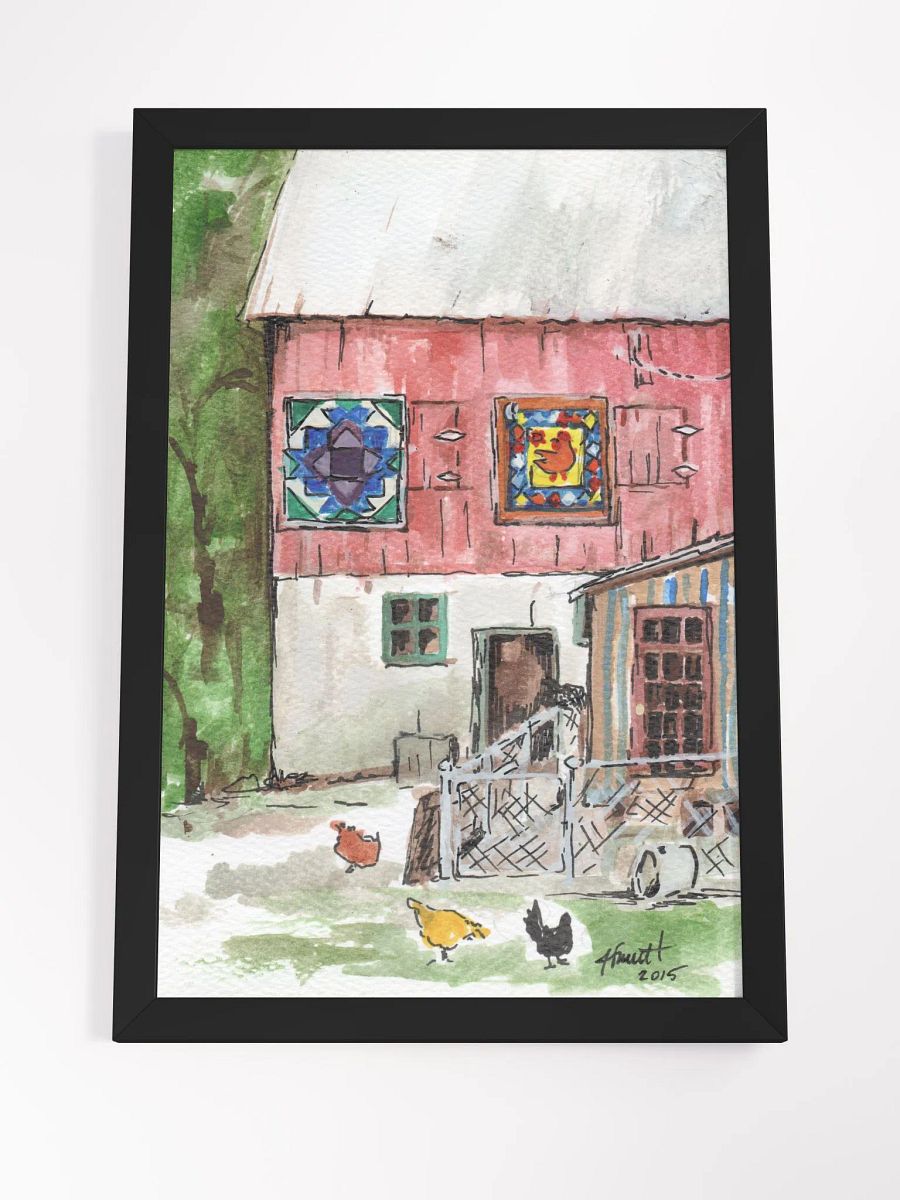 Mom's Farm Mom Painting Print (Framed) product image (4)