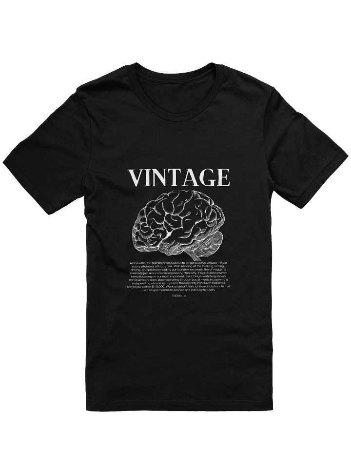 Vintage Brain Black Tee product image (1)