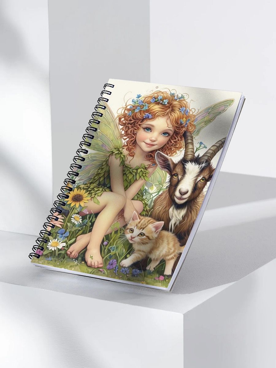Enchanted Garden Spiral Notebook product image (3)