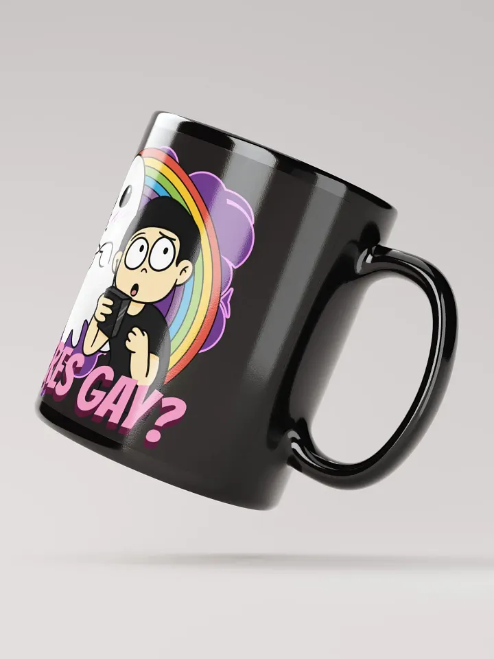 ¿Eres Gay? | Taza Negra Brillante product image (3)