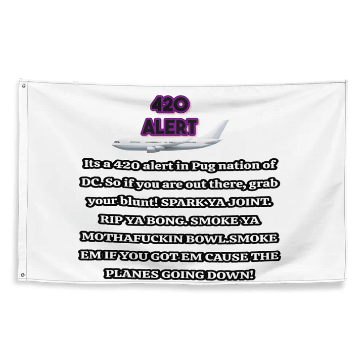 420 Alert Skyline Flag product image (2)