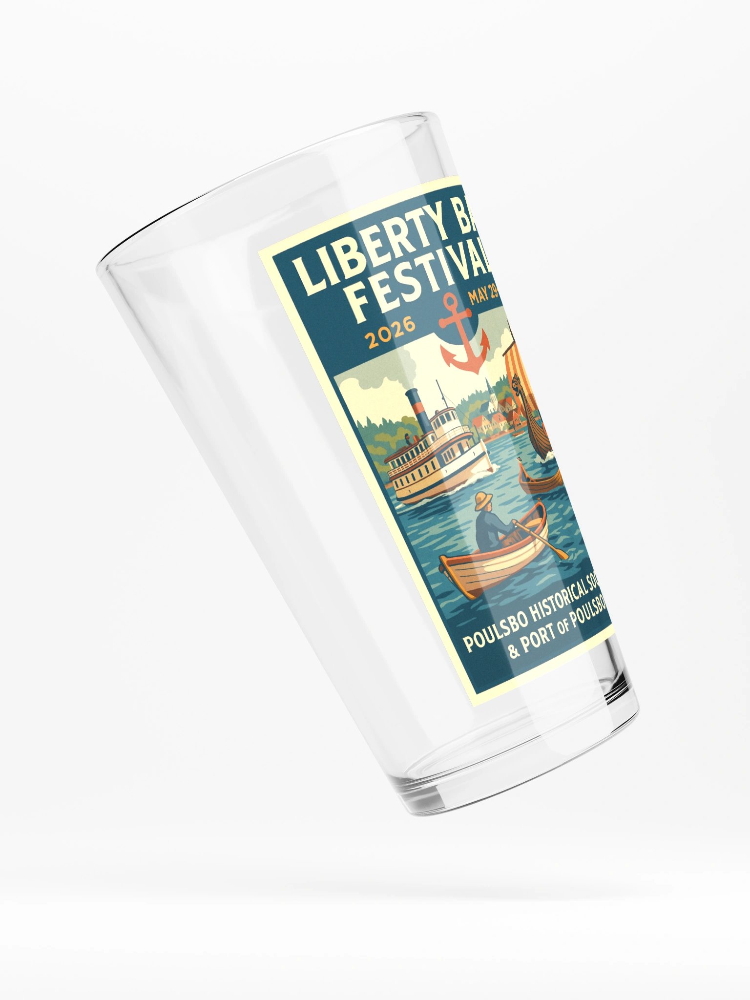 Liberty Bay Festival Pint Glass product image (4)