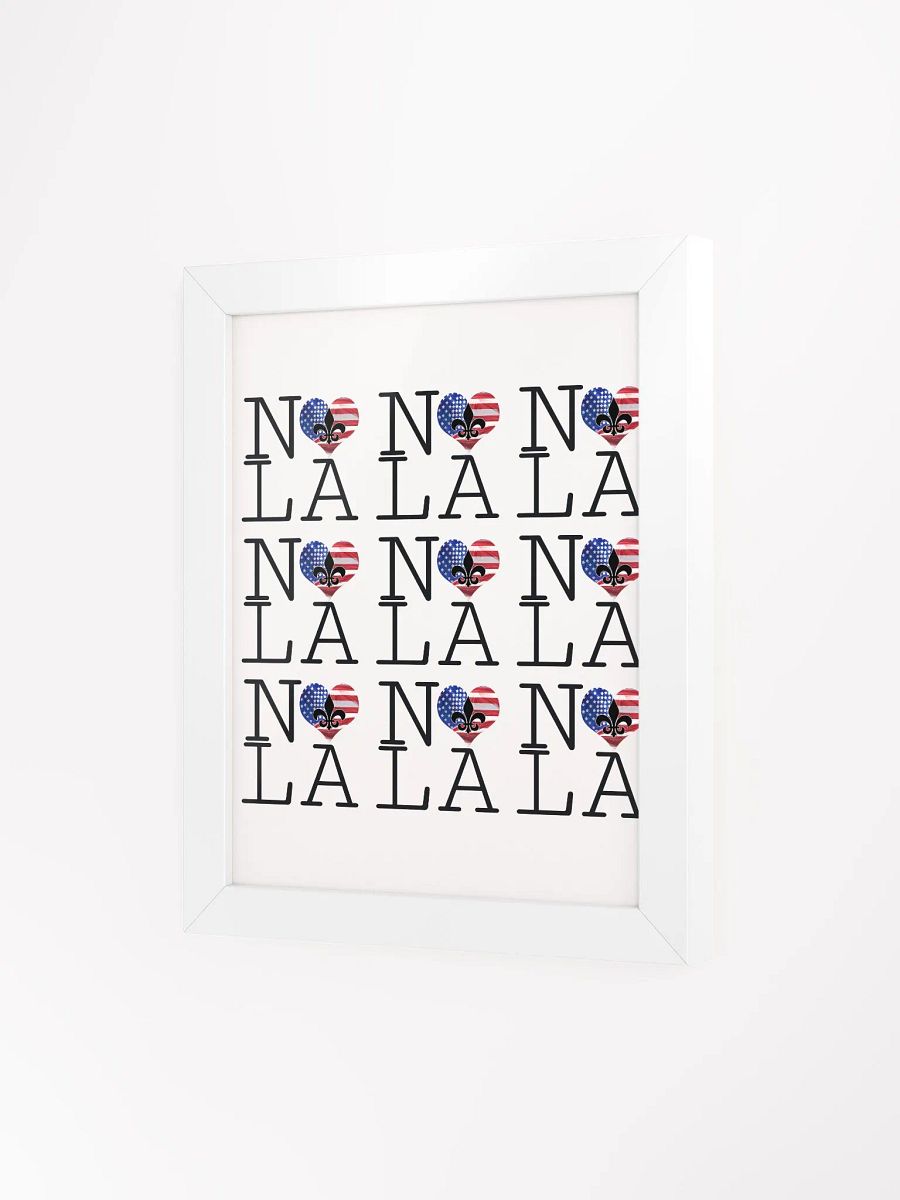 I LOVE NOLA **LEGACY POSTER** (USA HEART) product image (97)