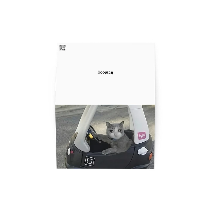 Greening Card: Meme Cats driving product image (1)