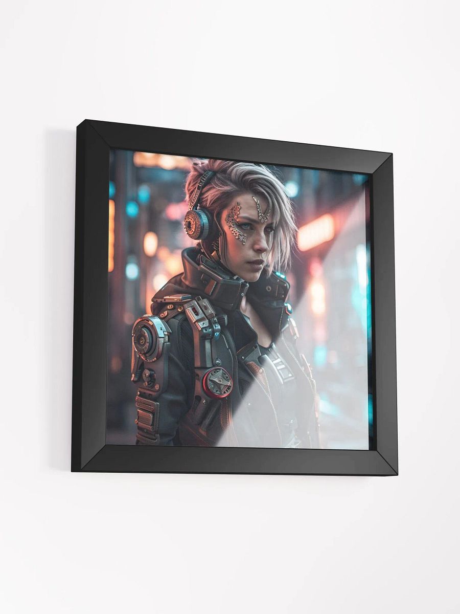 Framed Cyberpunk Female Poster product image (25)