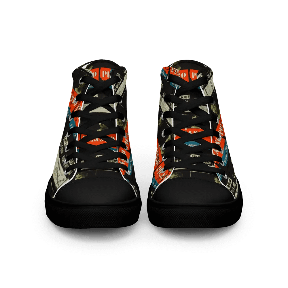 Picasso Art Poster Men's Canvas High Tops product image (1)