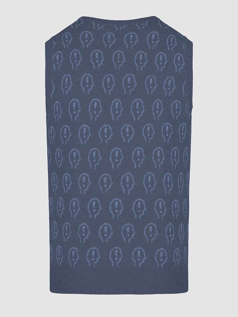 EXCLAIMING MENTALLY (duotone navy) knitwear vest product image (18)