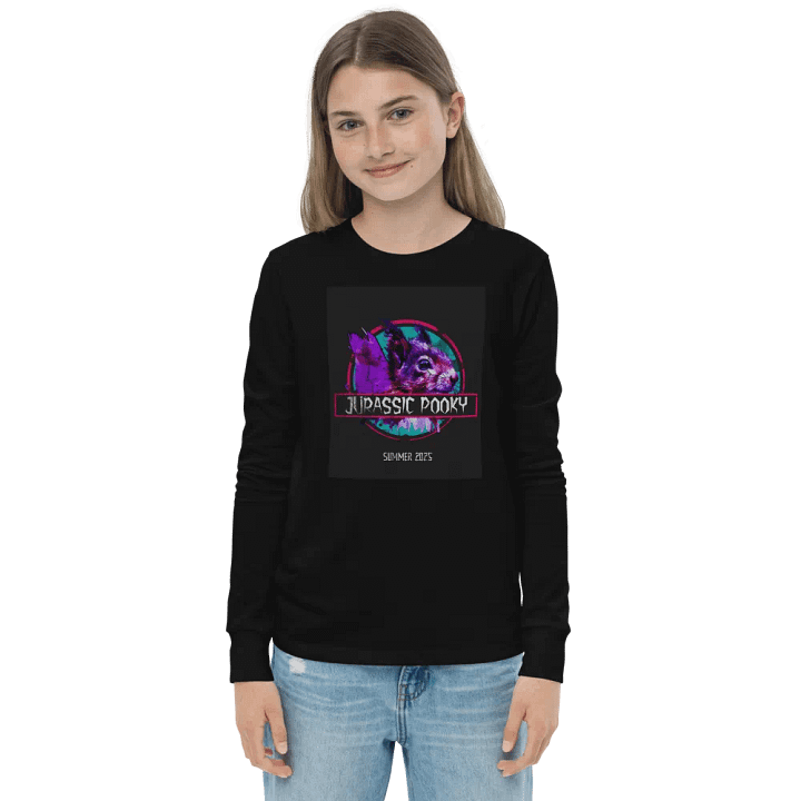 Jurassic Pooky Summer 2025 YOUTH Long Sleeve Tee product image (1)