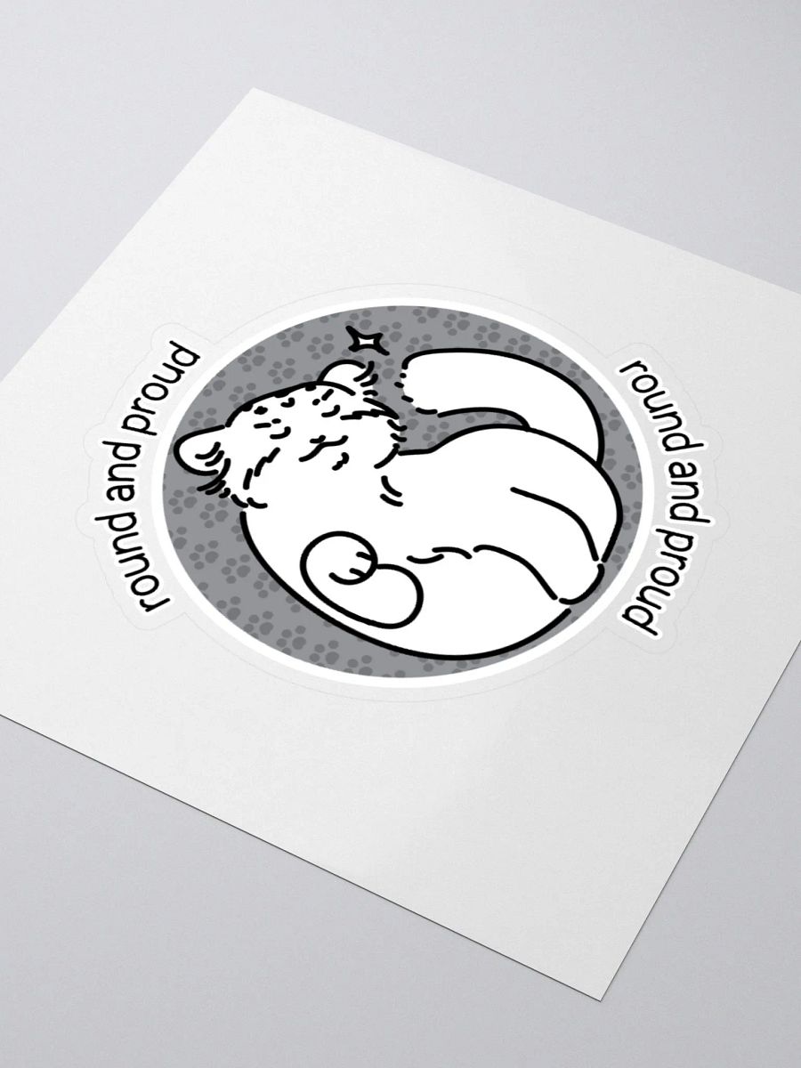 Round and Proud Manul Unlabeled Version - Sticker product image (8)