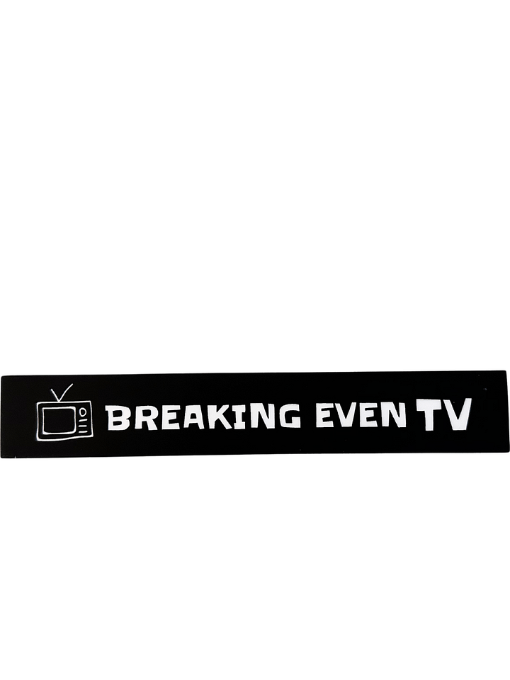 Breaking Even TV Sticker - FULL LOGO product image (1)