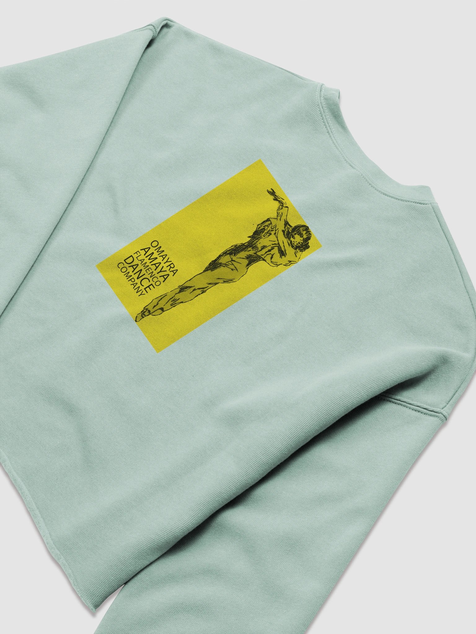 "Carmen" Studio cropped Long Sleeve Yellow/Black product image (2)