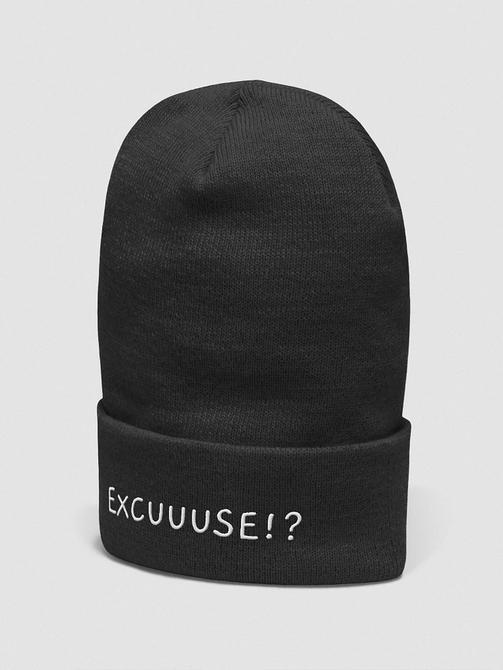 EXCUSE Embroidered Beanie product image (12)