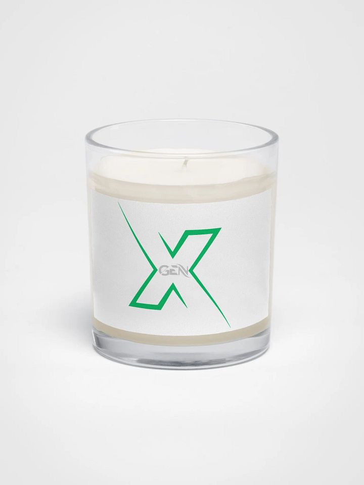 Gen X Soy Wax Candle- green logo product image (1)
