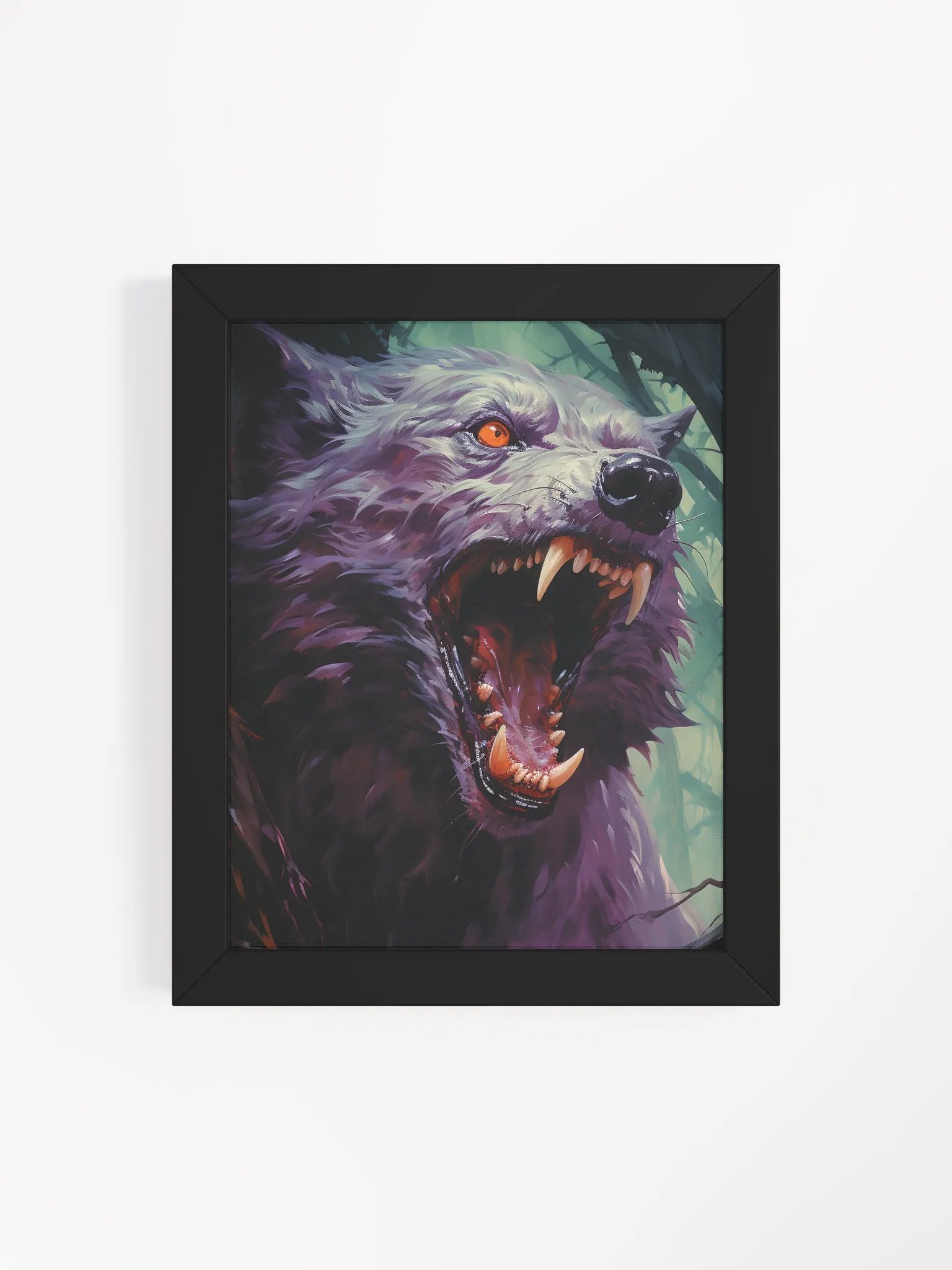 Menacing Wolf Framed Poster product image (4)