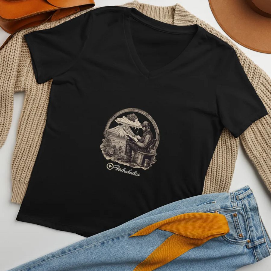 Explorer's Journal Women's V-Neck Tee product image (7)