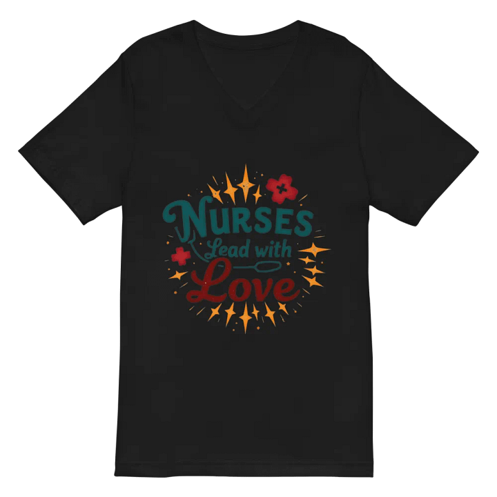 Nurse's Love V-Neck Tee product image (3)