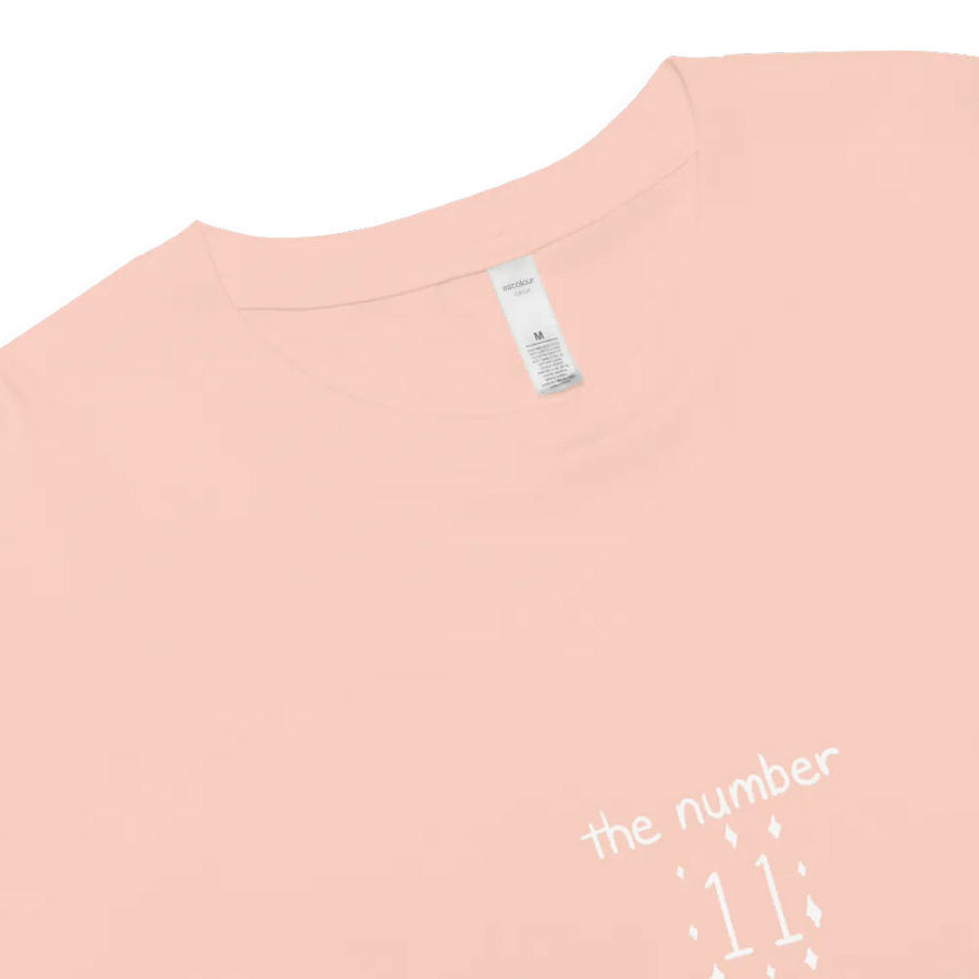 The number 11 - women's crop top (cotton) product image (1)