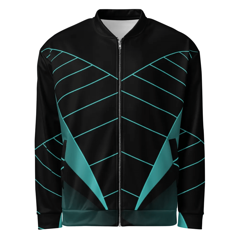 Futuristic Vortex All-Over Print Bomber Jacket product image (2)