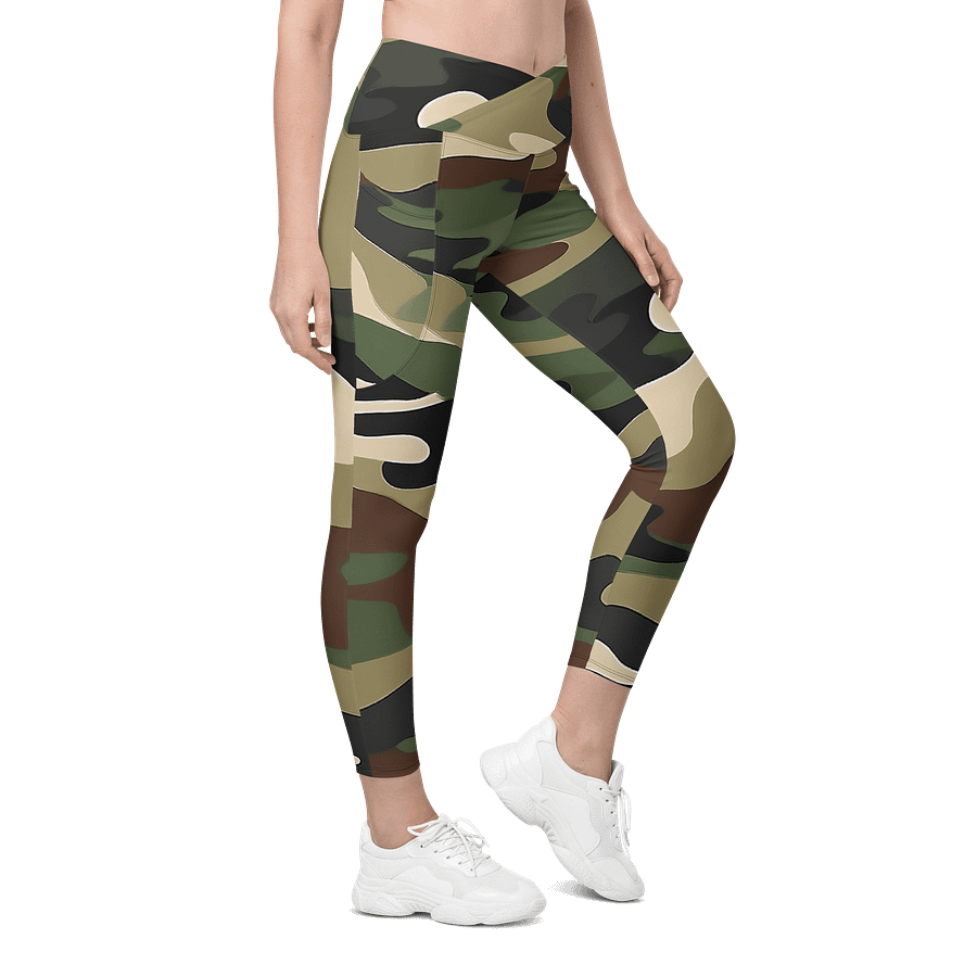Crossover Leggings with pockets camo product image (5)