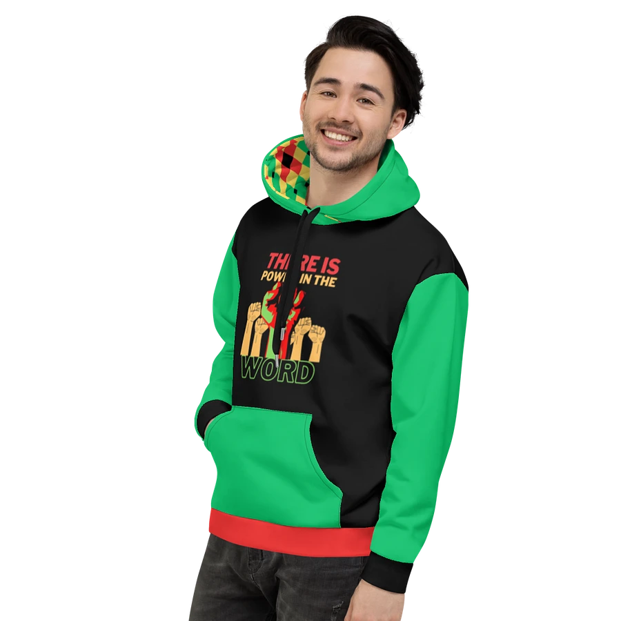 There Is Power In Word Color Block Hoodie product image (7)