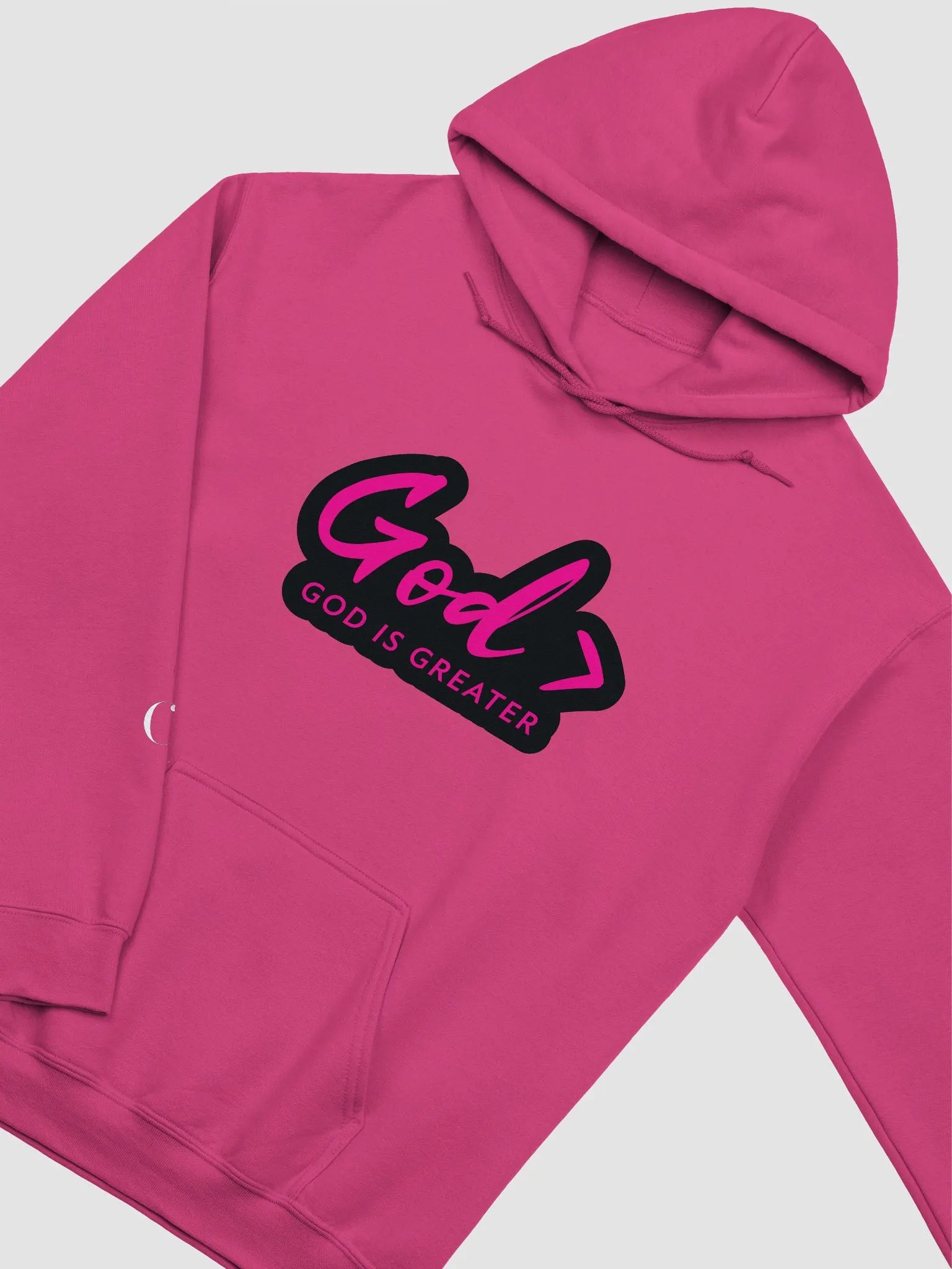 God > HOODIE (PINK TEXT) product image (27)