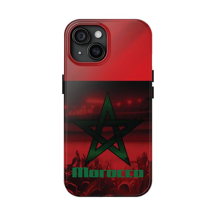 احمي هاتفك بأسلوب مخصص علم المغرب مع غطاء الهاتف القوي هذا product image (2)