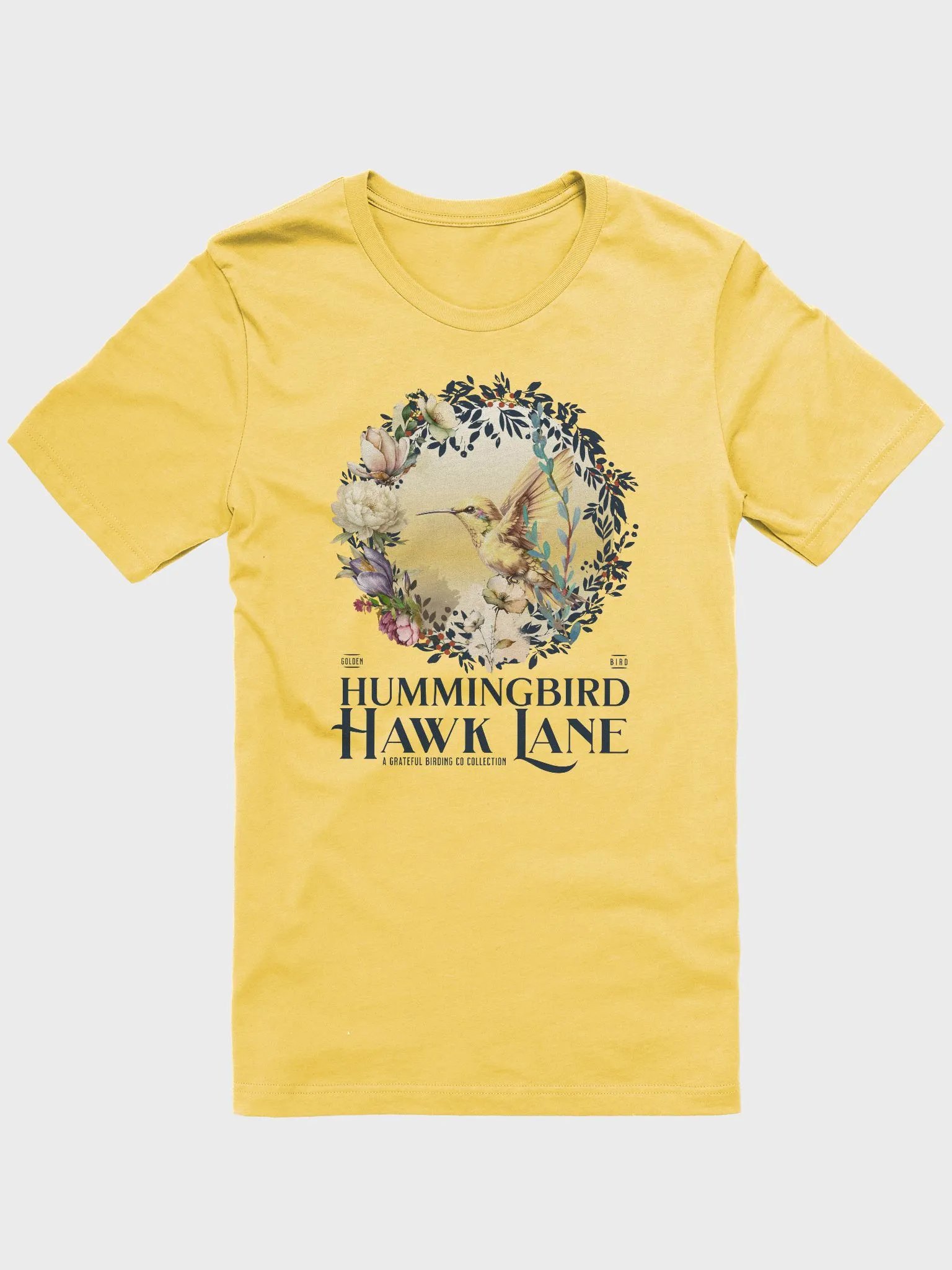 Golden Garden Hummingbird T-Shirt product image (2)