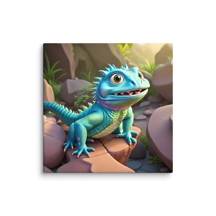 Endangered Species - Mexico - Rock Iguana Canvas Art product image (1)
