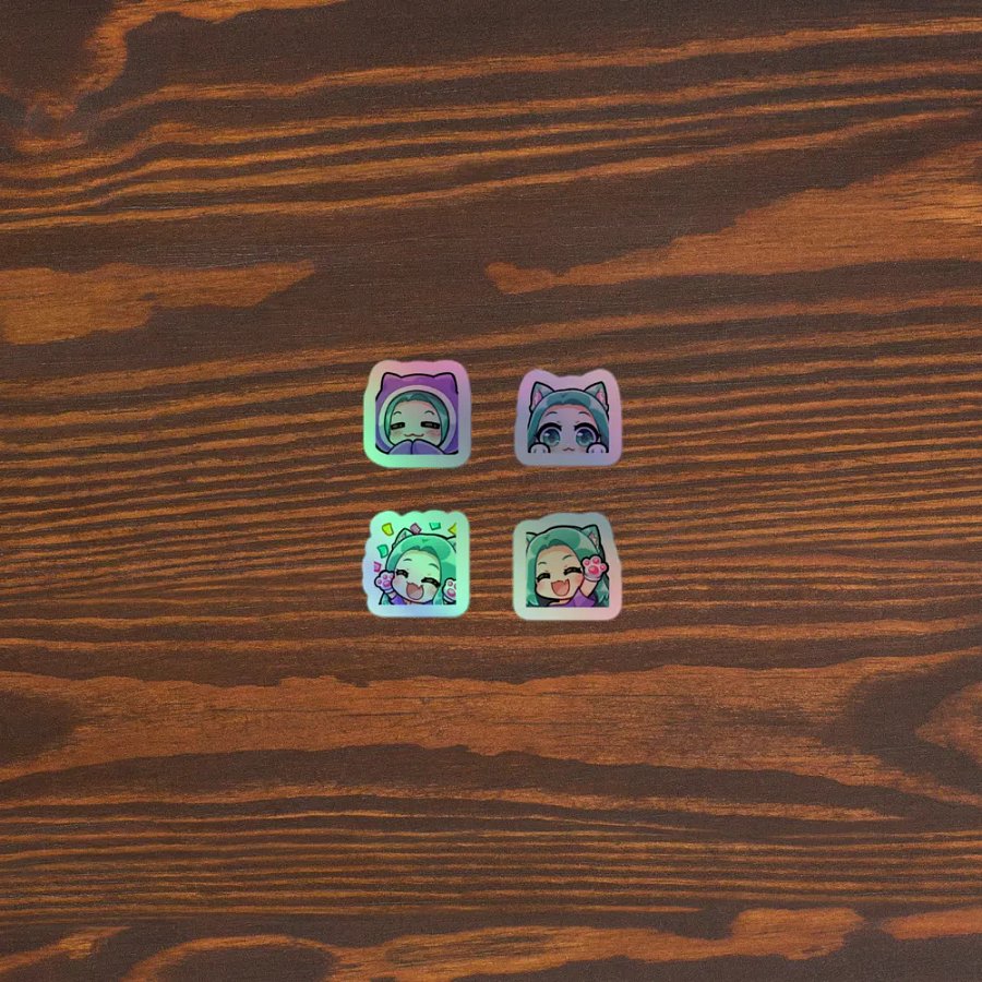 Emotionally Holographic Sticker Set A product image (3)