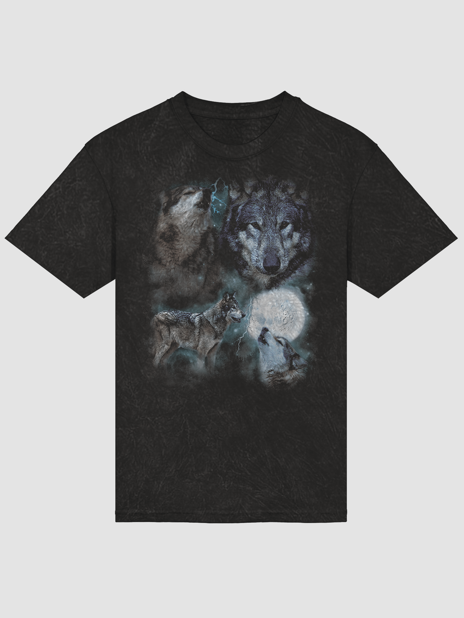 Wolf Acid Wash T-Shirt product image (2)