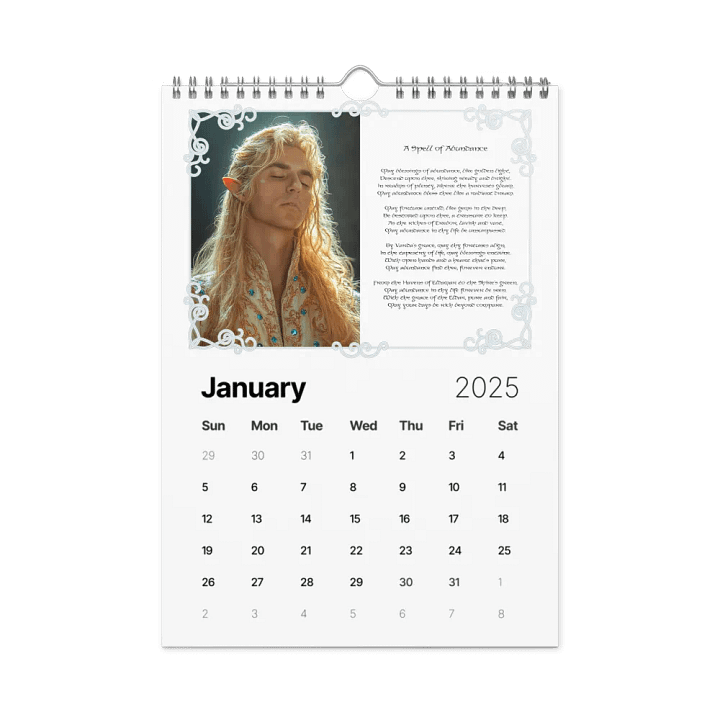 2025 Elven Calendar product image (2)