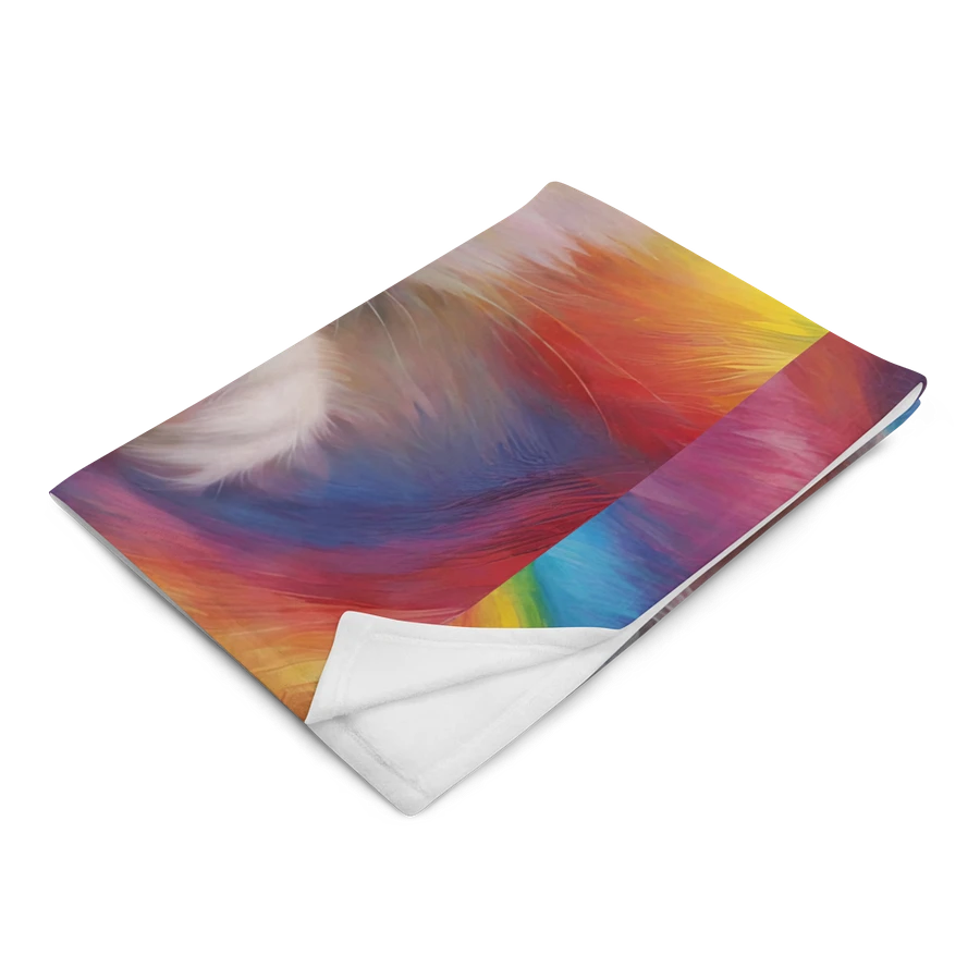 Rainbow Kitten Throw Blanket product image (14)