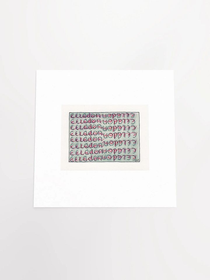 Celedon Panel Card Print product image (1)