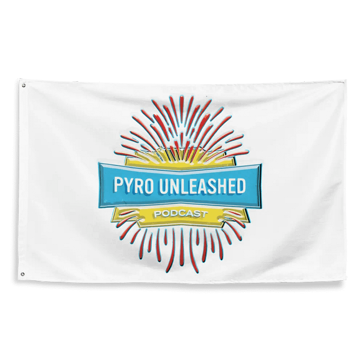 Pyro Unleashed Podcast Flag product image (2)